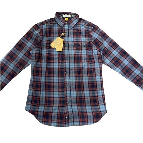 TAILOR VINTAGE PLAID HEAVY TWILL SHIRT - NWT! - Picture 10 of 12